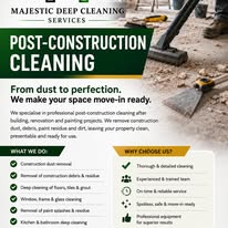 Post-construction cleaning