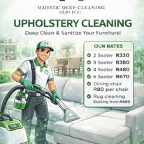 Upholstery cleaning rates
